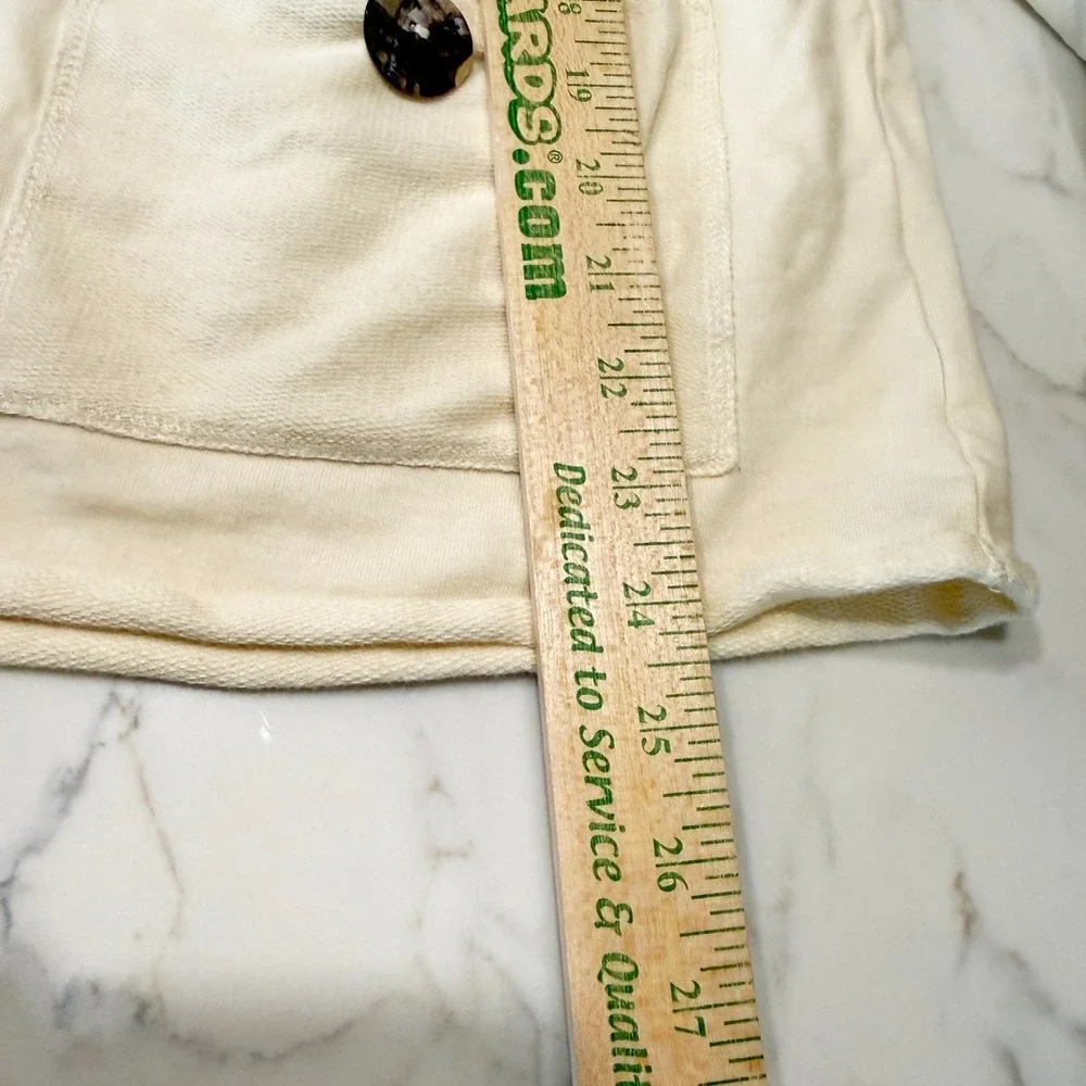 CMC Color Me Cotton Sea Turtle Print Sweatshirt XL Cream Beach Coastal USA Artsy - Picture 8 of 10